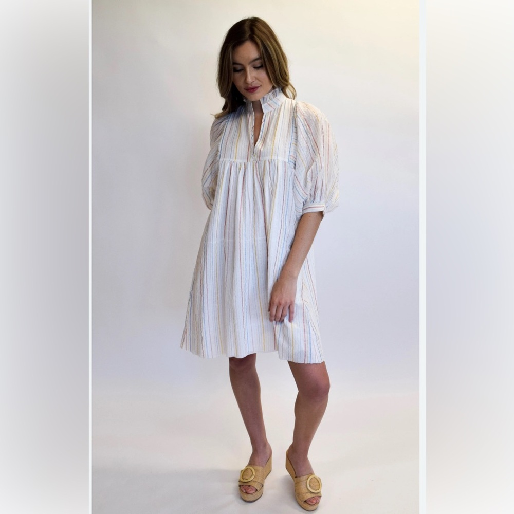 Wallflower White Confetti Dress